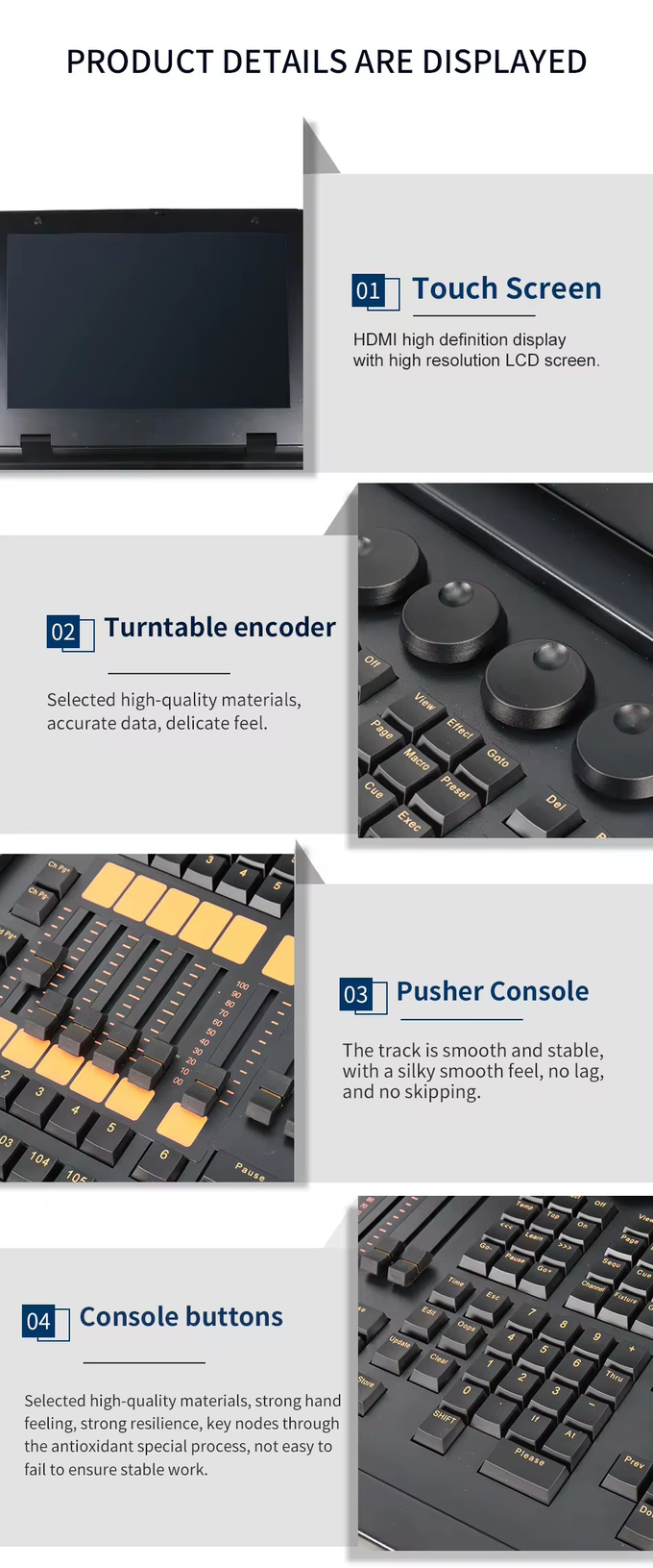 Ma Notebook Console Light Controller Console DMX 512 Controller With Flight Case