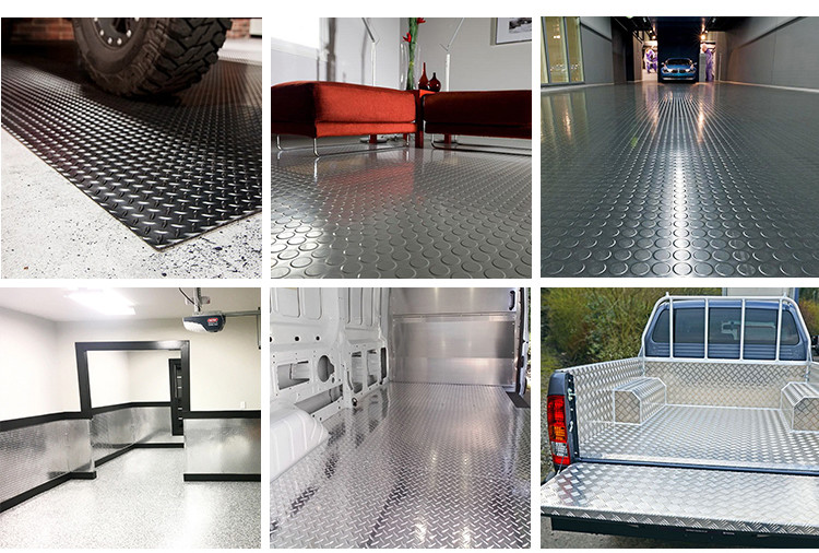 201 304 Golden Color Coated 3MM 2MM Stamping Embossed Surface Anti Slip Stainless Steel Checkered Plate