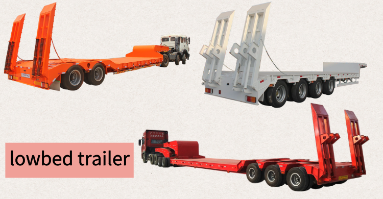 Hydraulic Multi Axle 35-100 Ton Bulk Cargo Carrier Lowboy Trailer Within Your Budget