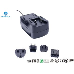 18V 1A Interchangeable Plug Power Adapter Power Supply With UL CE GS Certificati