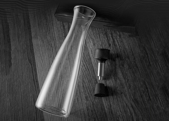 17 Oz Transparent Glass Olive Oil Bottle , Olive Oil Decorative Bottles