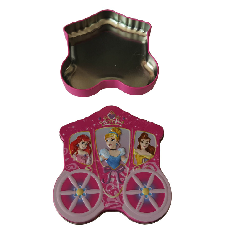Disney Tin Gift Box With Embossing Lid Gift Tin Cans ISO FDA