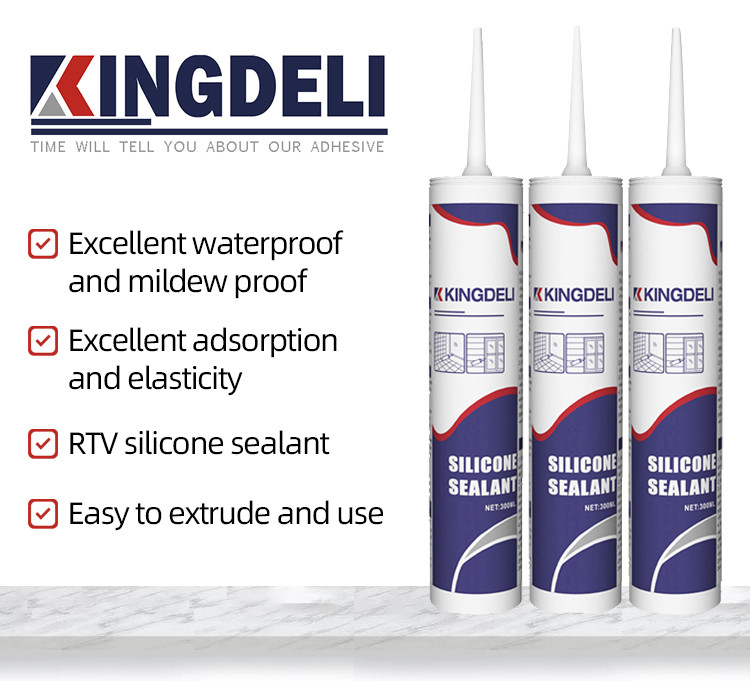 HY-2000 General Use Neutral Silicone Sealant Oem Silicone Cure Glass Sealant RTV Glue Weatherproof