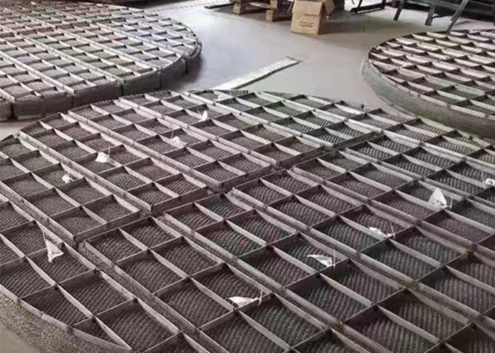 4718*100mm Mesh Pad Mist Eliminator 316SS For Scrubber