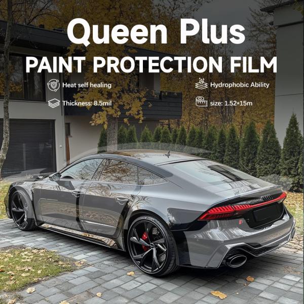 Queen Plus Instant Self Healing Car Protection Film Transparent Anti Scratch TPU