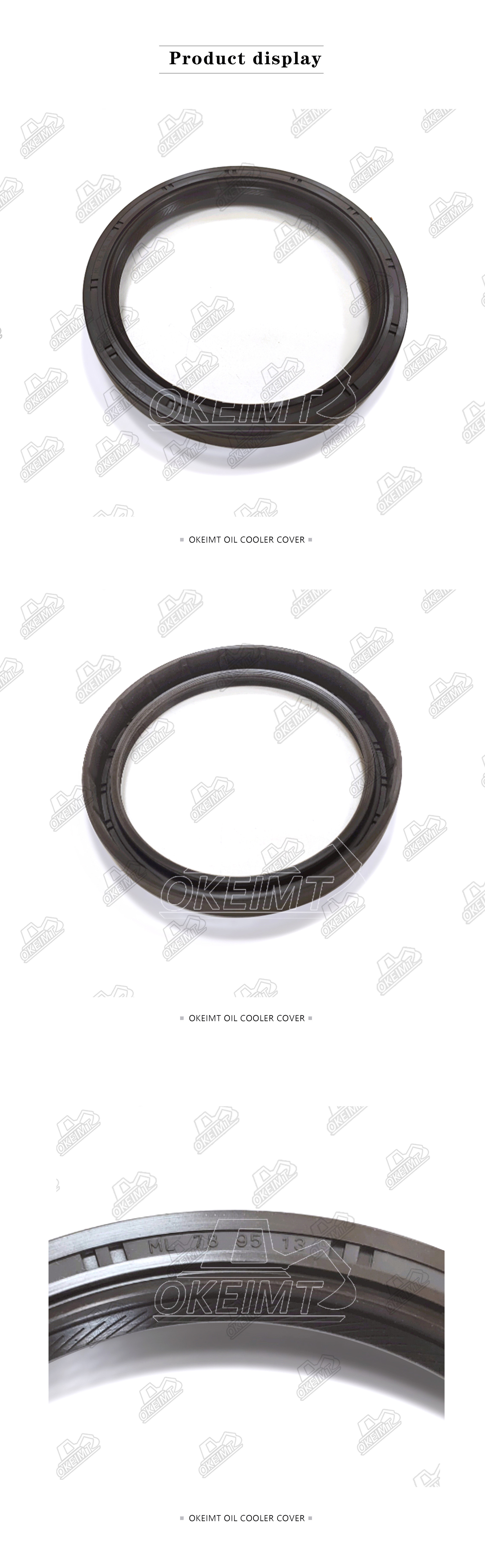 High Durability Engine Spare Parts For V2607 Crankshaft Front Rear Oil Seal