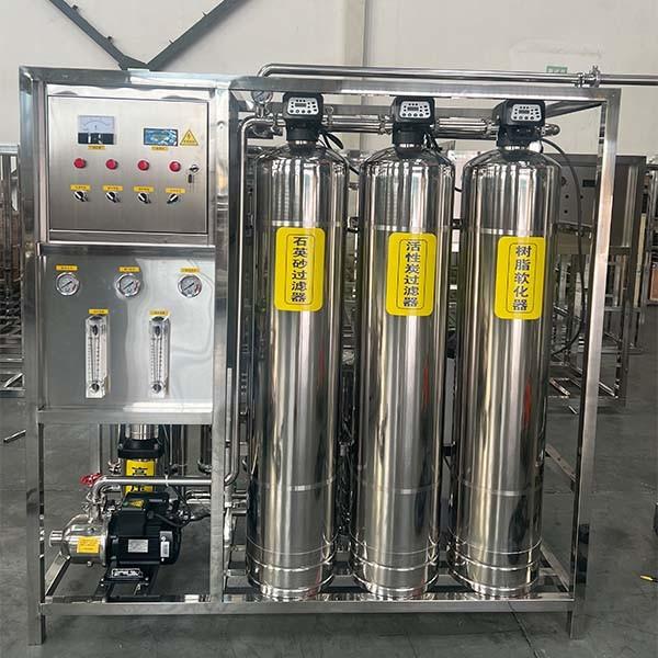 0.5 tons single-stage three-tank reverse osmosis plant for Food Beverage