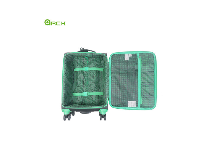 Manufacturer light weight luggage with flight wheels and 1680D+PU material