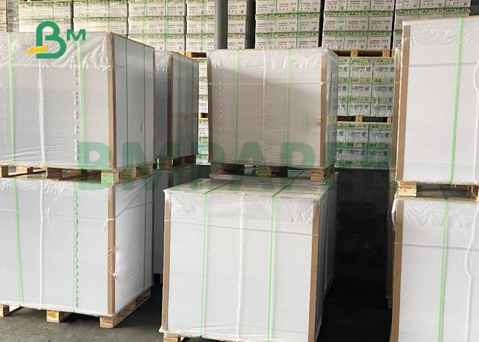 102 * 70 Two Sides glossy Super White C2S Art Paper For Magazine