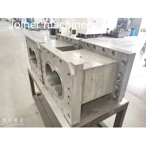 China Twin Screw Extruder Components Barrel CNC Machining For Puffed Food Industry on sale