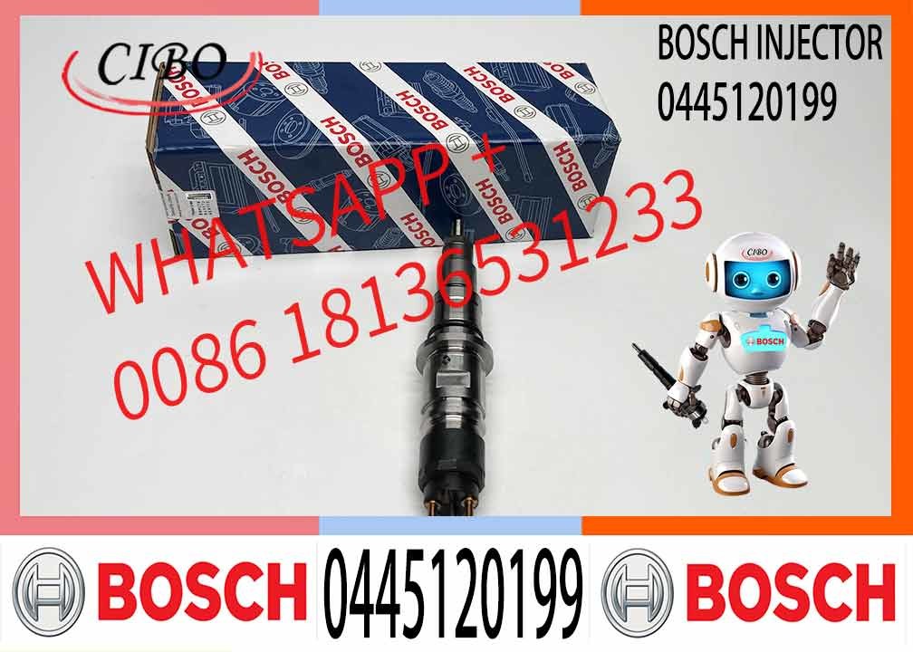 Diesel Fuel Injector Common Rail Diesel Injector Engine Nozzle Engine Parts 0445120199 For Cummins