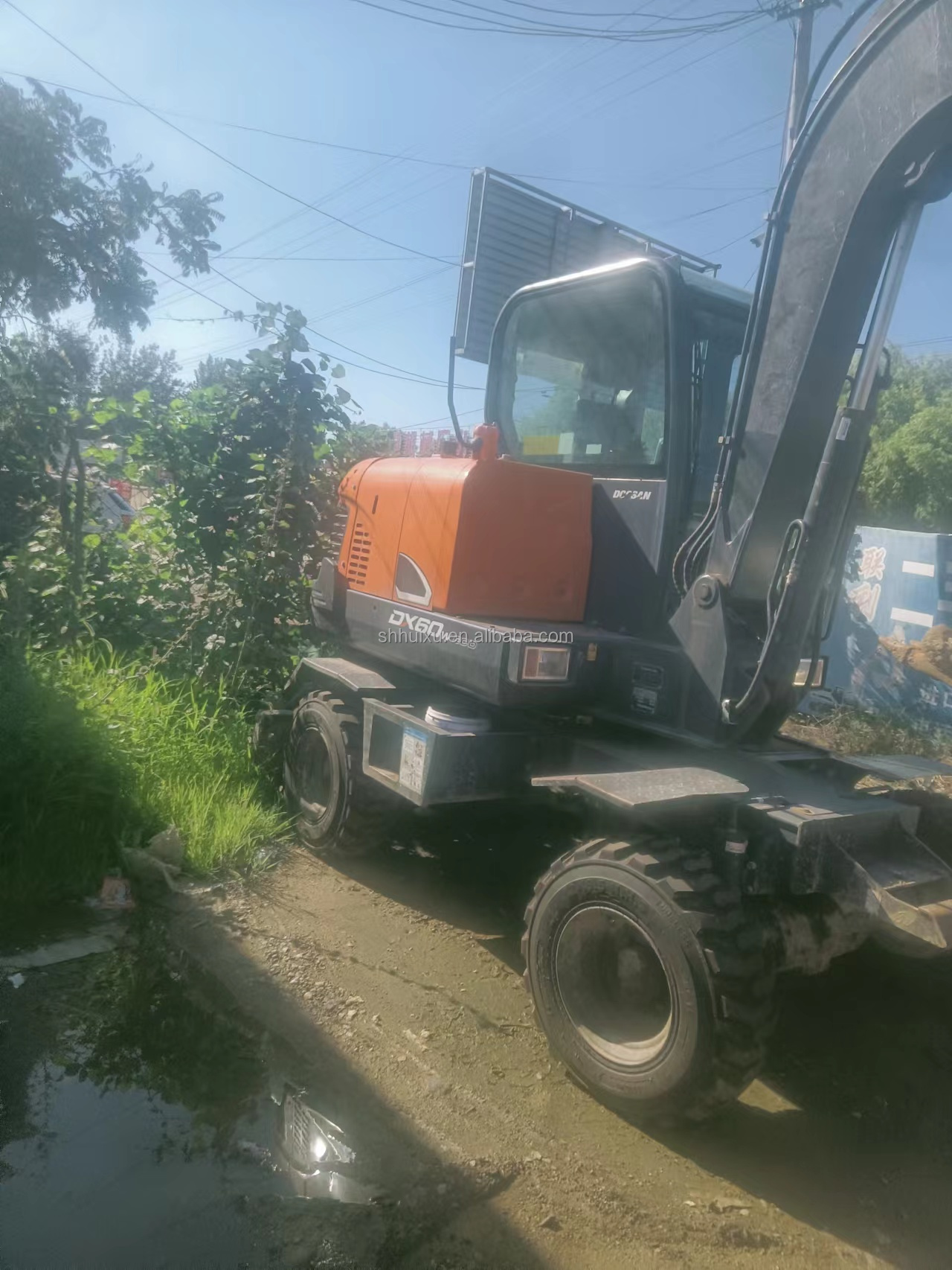 Doosan hot sale Used doosan dh60-7 crawler excavator/Used mini digger Doosan DX60W Cheap price
