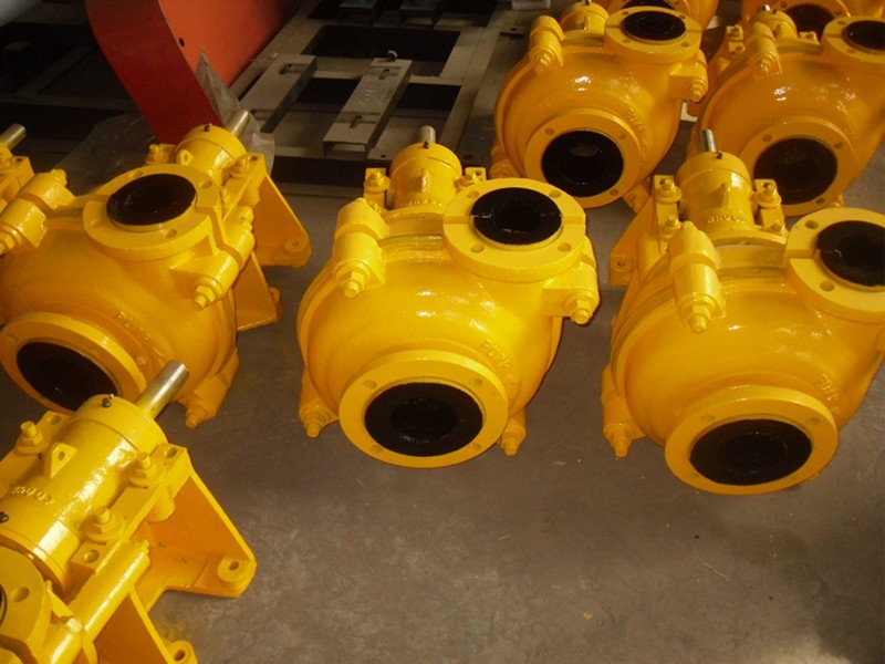 One Stage Horizontal Slurry Pump Centrifugal With Interchangable Wet Parts