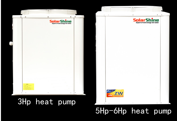 Swimming Pool Commercial Air Source Heat Pump Shell Heat Exchanger Long Life Span