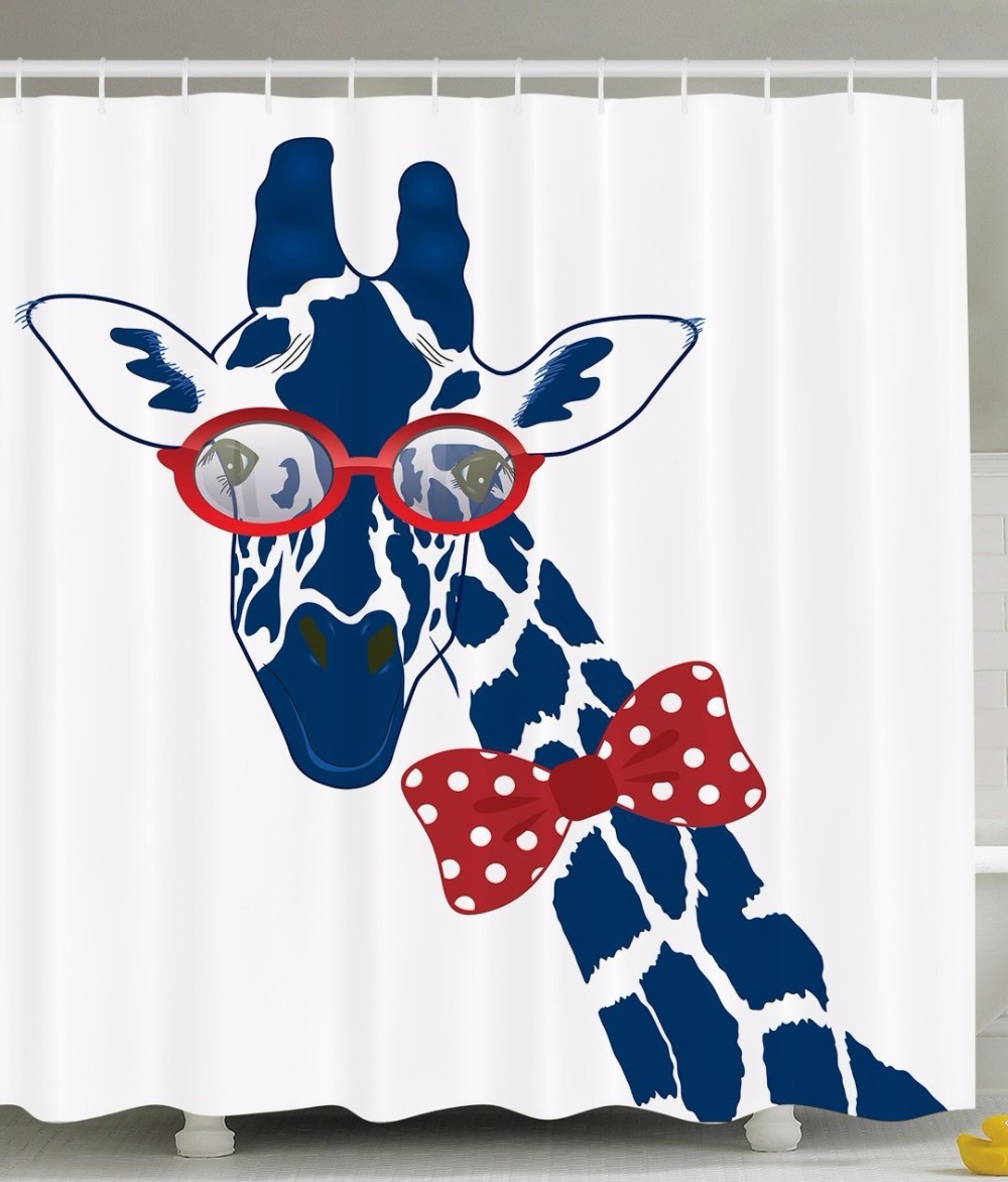 Eco Friendly PEVA Stylish Waterproof Shower Curtain Custom Printing Acceptable