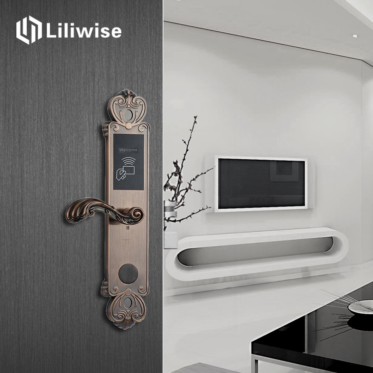 Durable Electronic Hotel Locks , High Security Electronic Key Card Door Locks