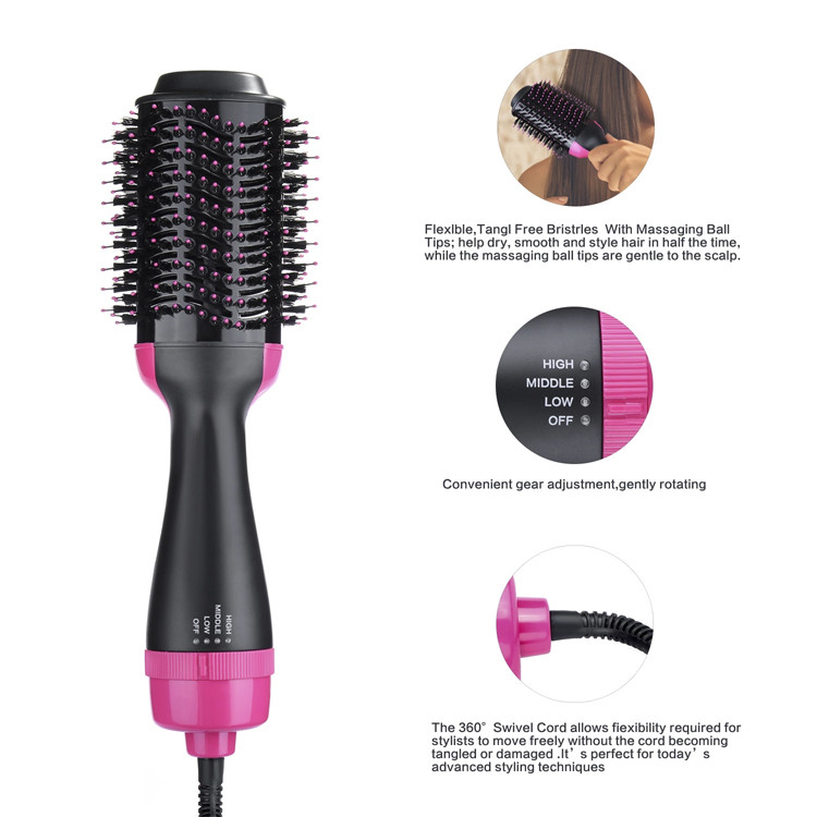 Ceramic Coating Electric One Step Hot Air Brush For Home Use