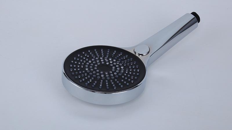 Chrome Finish High Pressure Three Function Handheld Shower Head For Bathroom Redesign