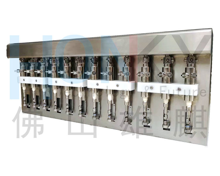 30ml Full Automatic Perfume Liquid Filling Pump Dispensing Pump System With 6 Channels For Hte Blister Packing Machine