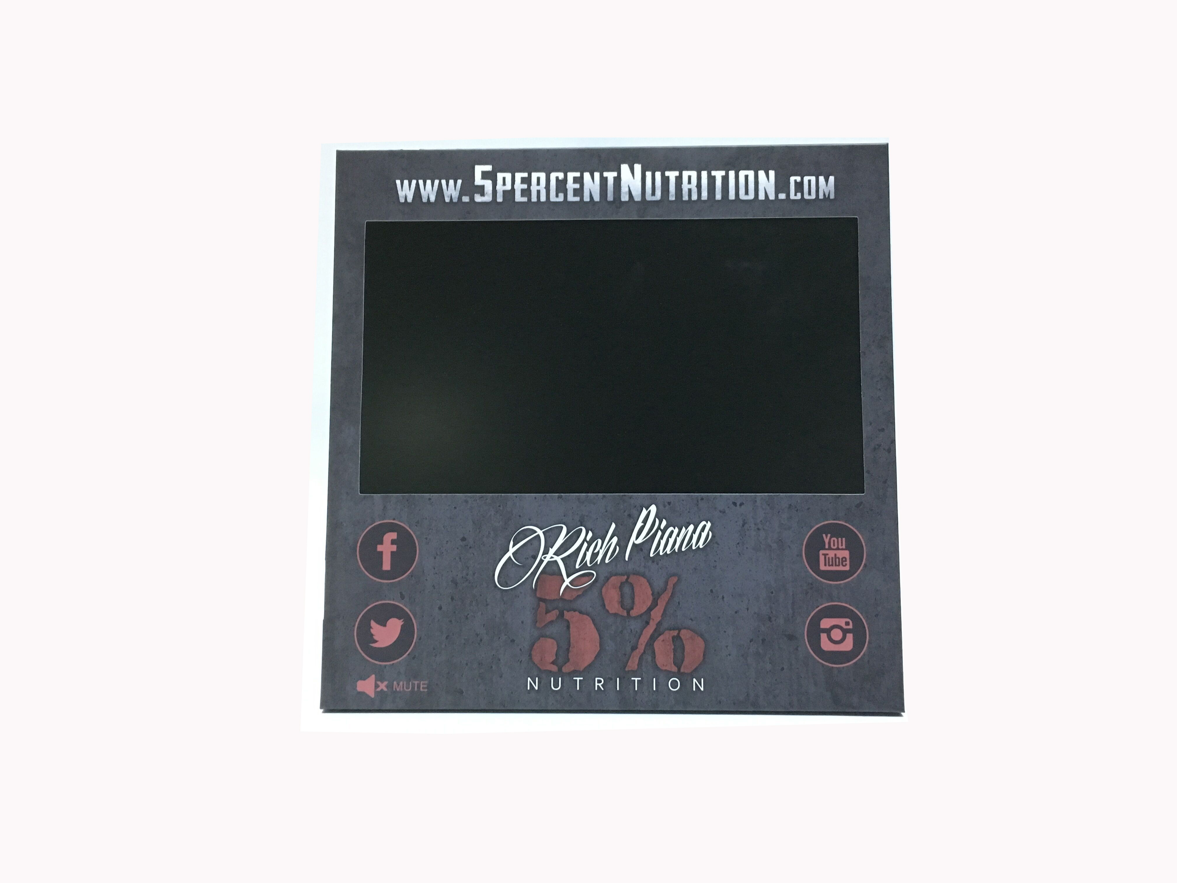 7/10 inch Digital POP video display Custom print design POP/POS video display for retails advertising