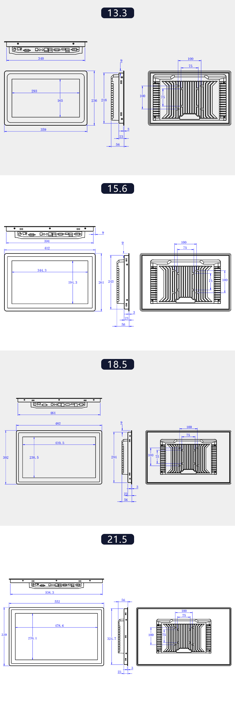 10.1 Inch Touch Screen Panel PC with Inter J1900 Processor and Industrial Grade Design