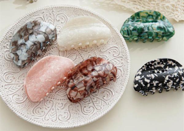 French acetic acid hair clip women accessories temperament shark large back hair