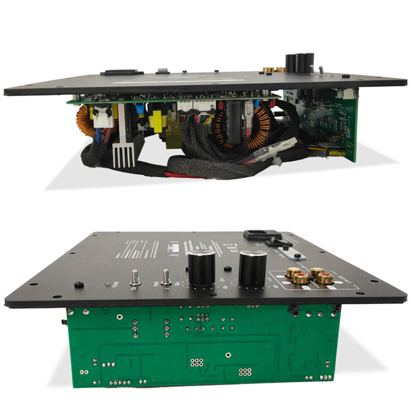 500 Watts RMS Class D Plate Amplifier For Subwoofer Enclosures with Frequency Selection
