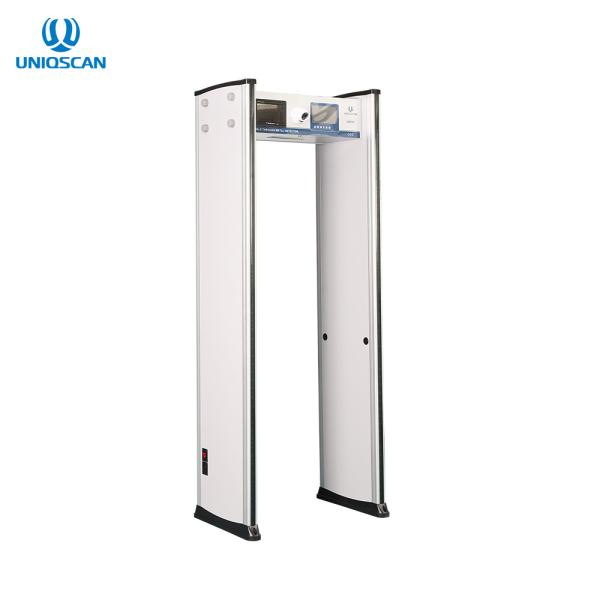 Quality 33 zone door frame archway walk through metal detector body scanner with7" LCD colored with IR remote control for sale