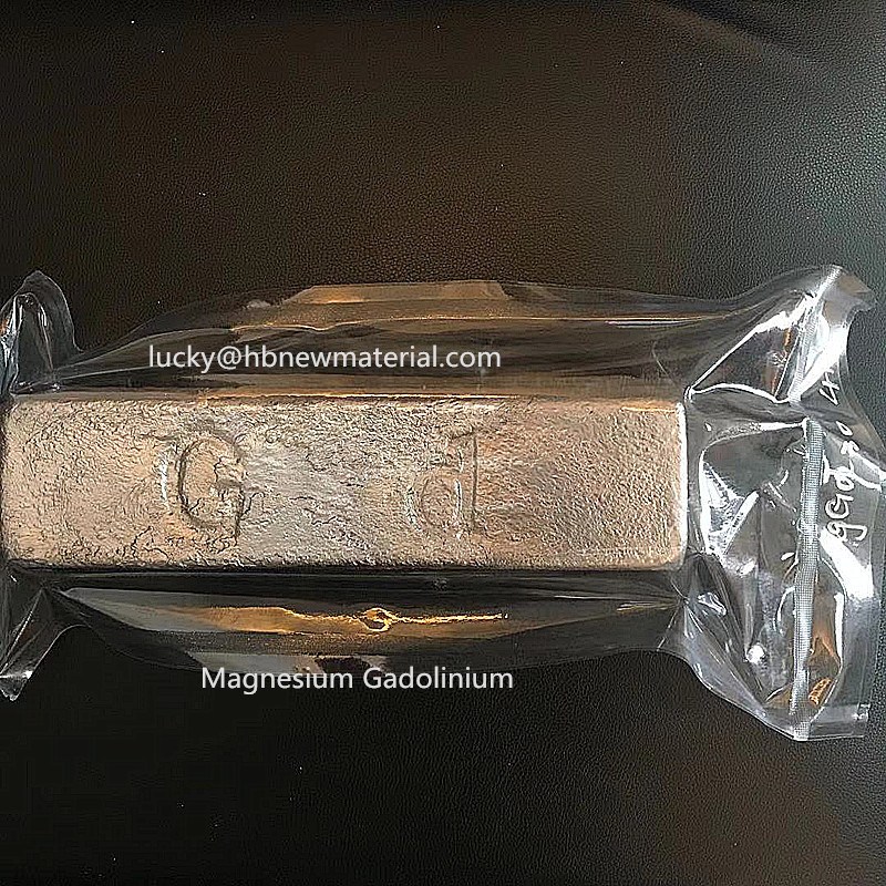 Magnesium Gadolinium Alloy MgGd25 MgGd30 for improve Magnesium Product Physical Properties
