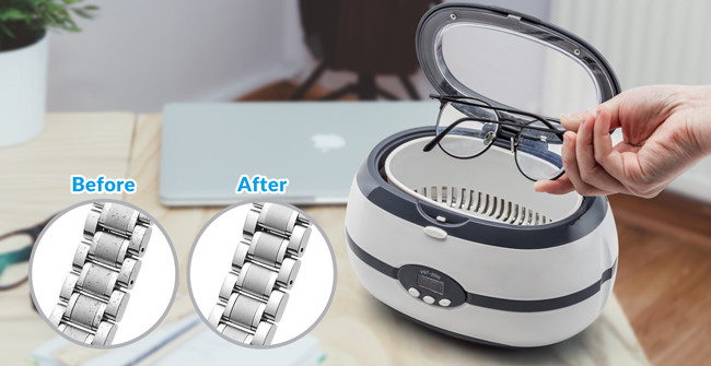 35W SUS304 Tank Ultrasonic Denture Cleaner 40kHZ LVD