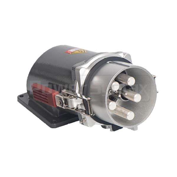 PowerSyntax 5P 630 Amp IP67 400V Heavy Duty High Current Industrial Plugs Flush