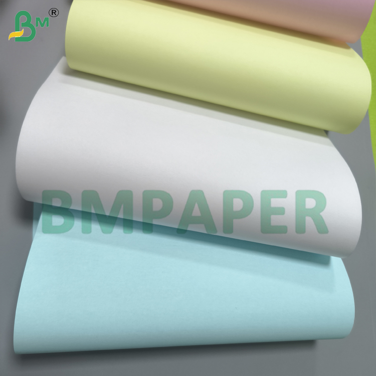 Carbonless Self Copy Paper Roll 60gsm White CB Colored CFB CF 594mm