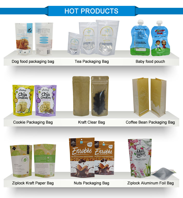 Food Grade Stand Up Pouch Bags Plastic Custom Foil Matte Finish For Tea Packing