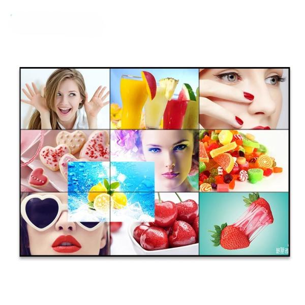 43inch Definition 4K Video Wall Display Ultra Slim Bezel 3.5 Mm 500 Nits