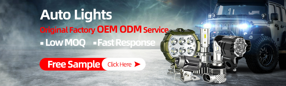 20000Lm 60W Driving LED Motorcycle Lights 16V Led Headlights Fog Lights