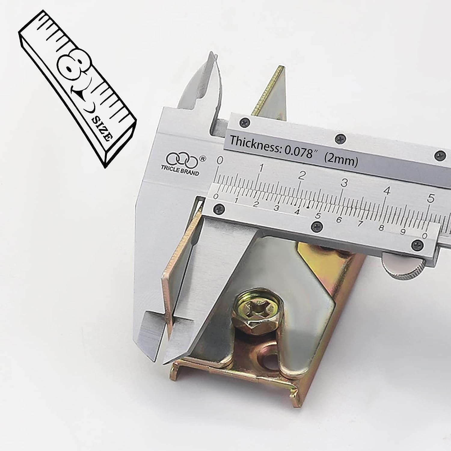 Rust Proof Bed Frame Connectors with Screws Play a Role in Supporting Fixed Bed Frame