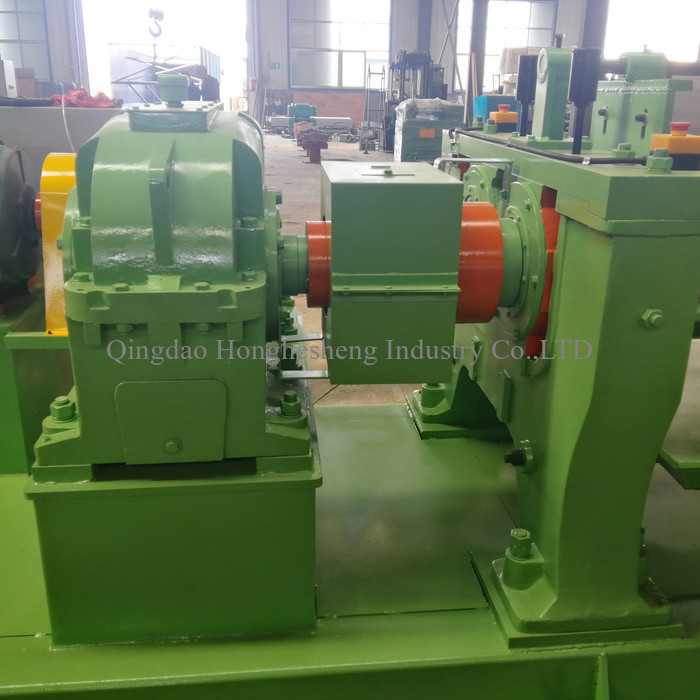 8mm Gap Reclaimed Rubber Refining Mill PLC Auto Controled