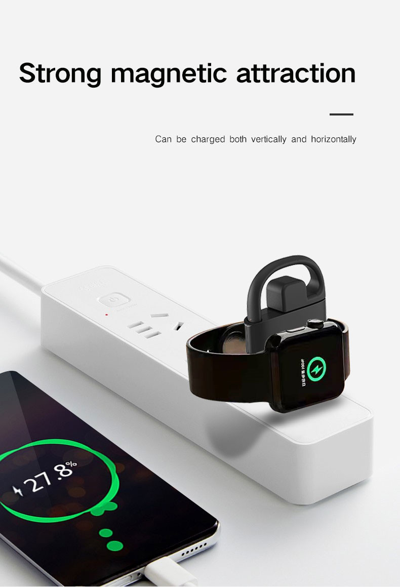 Apple Watch Wireless Magnetic Charger 5V Lightweight 0.8 Ounces White Color