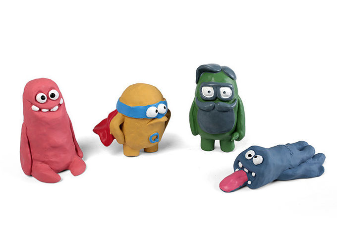 11x5.3cm Soft Indestructible Super Durable Dog Toys For Big Dogs Clay Sculpture Shape