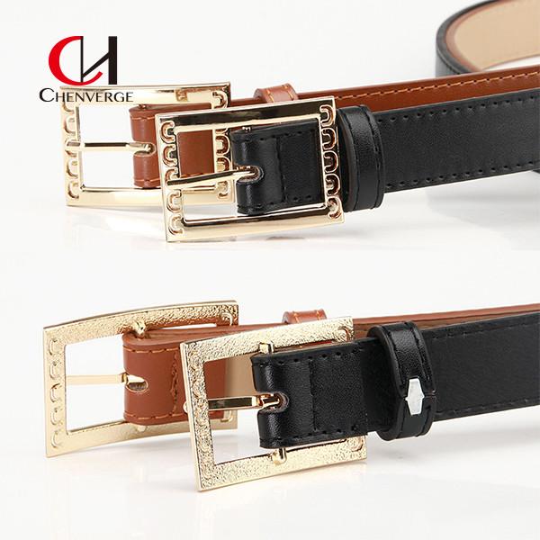 Cowhide Leather Waist Belt Ornament Zinc Alloy Multi Color Casual Suit Wind