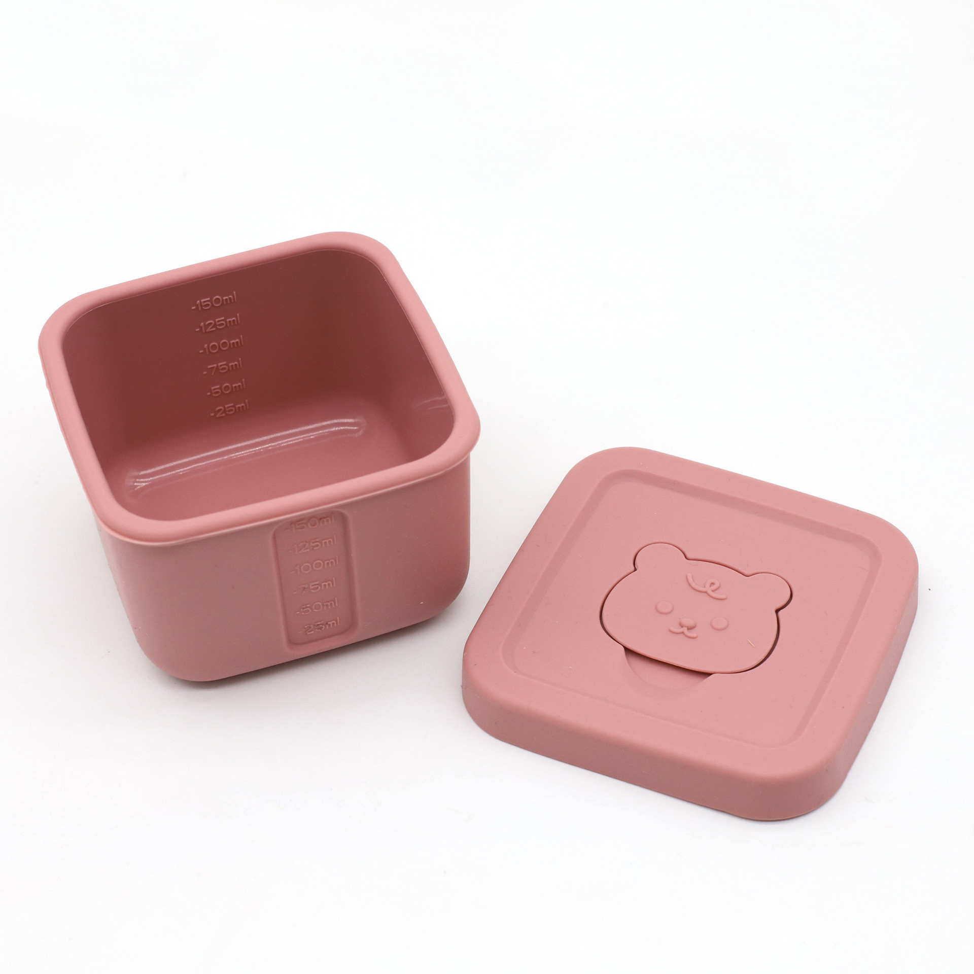 Silicone Baby Food Storage Containers, 4 Oz Reusable Small Snack Containers Freezer Storage With Airtight Lids Leak Proof For Infants Kids Babies,