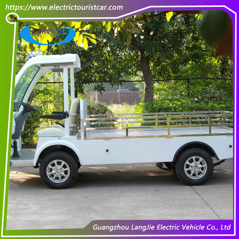 2 Seater Electric Hotel Buggy Car AC Electric Delivery Van With Cargo 25km/H For Factory