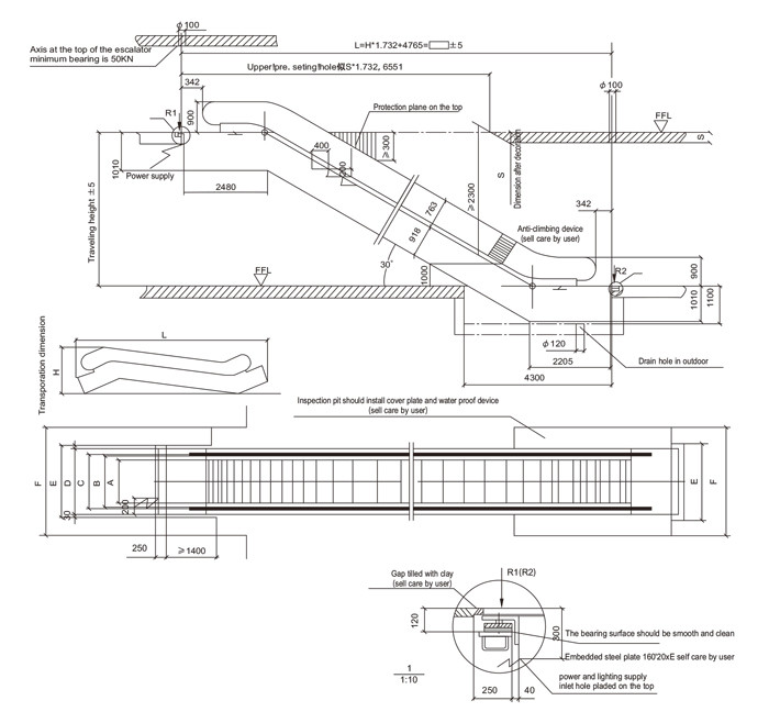 VVVF Passenger Conveyor Walkalator Travelator Moving Staircase Walkway Sidewalk