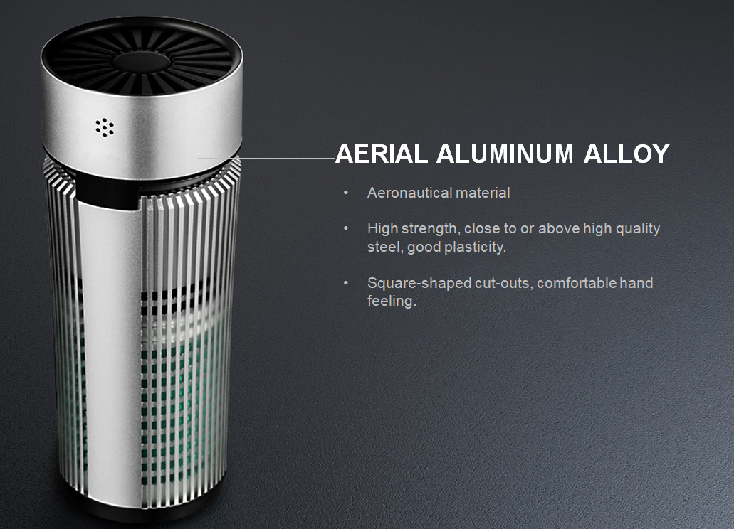 Car Odor Air Filter Smoke Dust Pollen Removal With Replaceable Filter