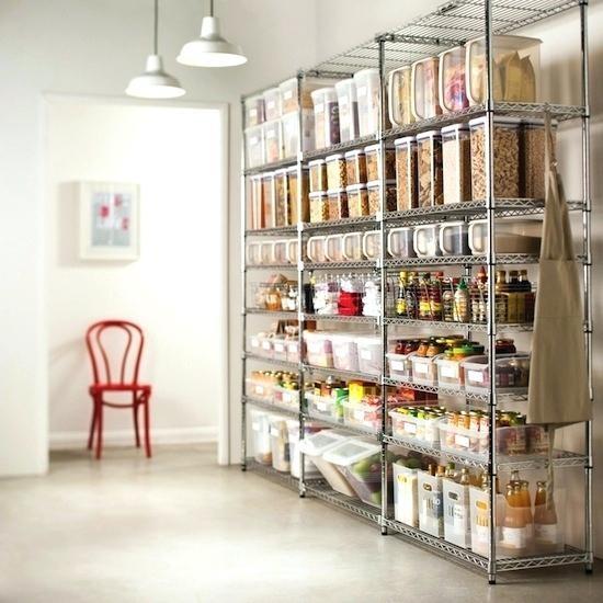 NSF Approved Pantry Metal Commercial Kitchen Wire Shelving Custom Size