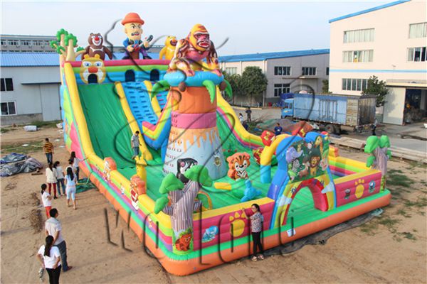 newest inflatable slide combo, inflatable bouncer combo