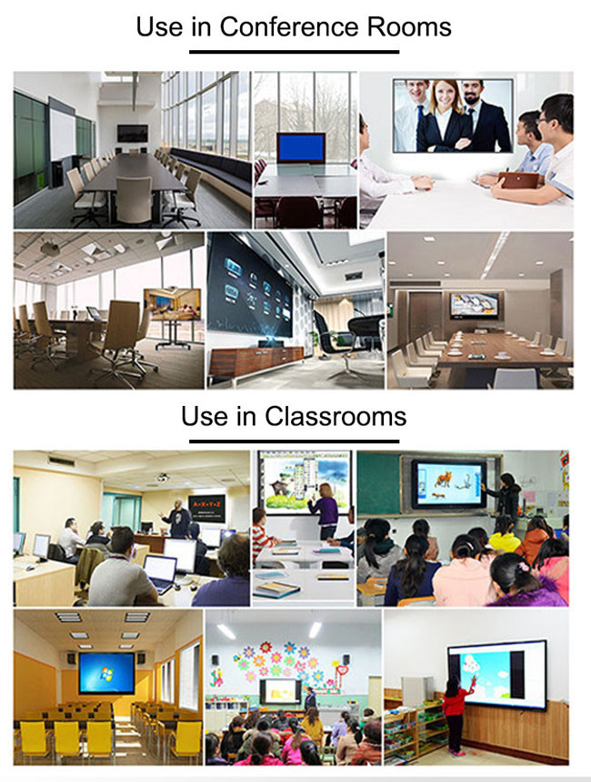 CNAS Touchscreen Monitor 55 Inch Education Interactive Whiteboard 4K FHD