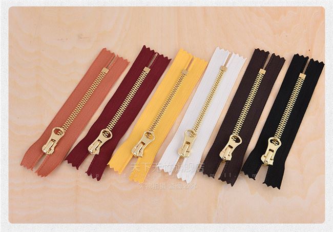Matt Nickel Gunmetal Antique Silver Metal Zippers Flexible For Black Jacket