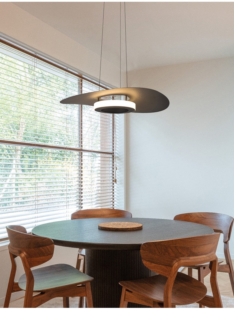 Modern Round Aluminum Led Pendant Lights For Living Room Dining Room LED Chandelier(WH-AP-586)