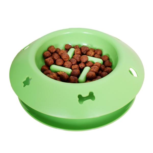 Hot Selling Pet Food Container Slow Feeding Bowl Iq Treat Dog Toy Fun Feeder